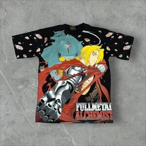 Fullmetal Alchemist Anime Manga AOP Double Sided Size XL Modern T-Shirt